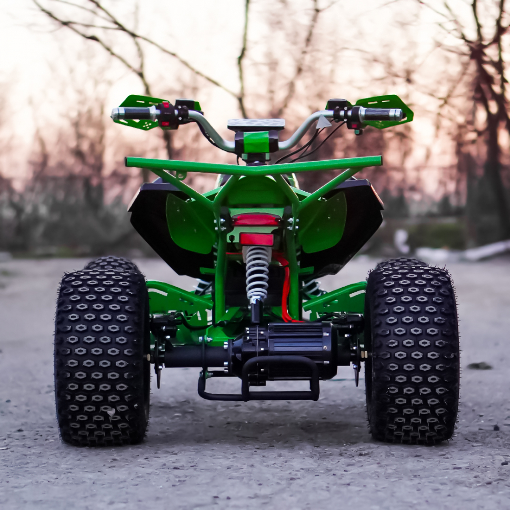 ATV electric ECO Speedy XXL 1500W 60V 20Ah cu diferential, roti 8 inch, culoare Verde [8]