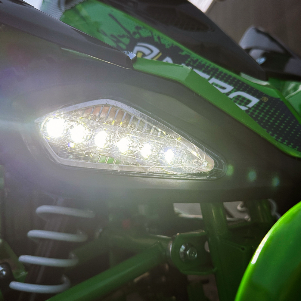 ATV electric ECO Speedy XXL 1500W 60V 20Ah cu diferential, roti 8 inch, culoare Verde [9]