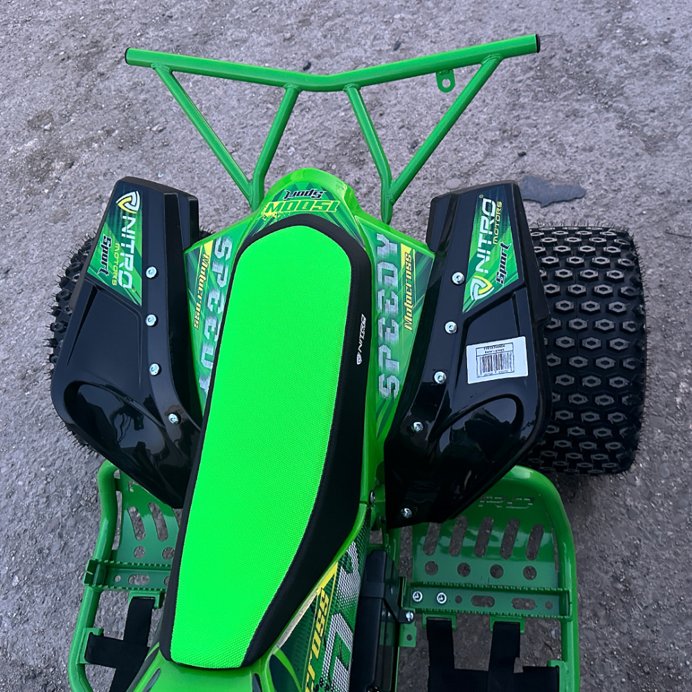ATV electric ECO Speedy XXL 1000W 48V 20Ah cu diferential, roti 8 inch, culoare verde [11]