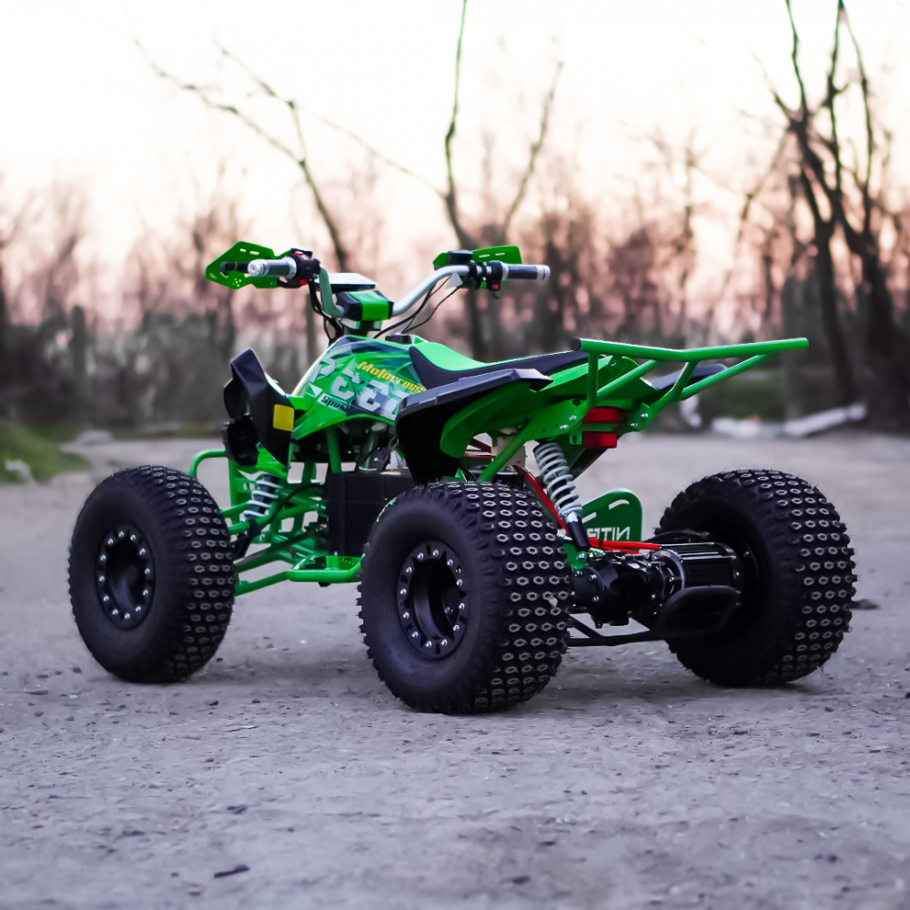 ATV electric ECO Speedy XXL 1500W 60V 20Ah cu diferential, roti 8 inch, culoare Verde [5]