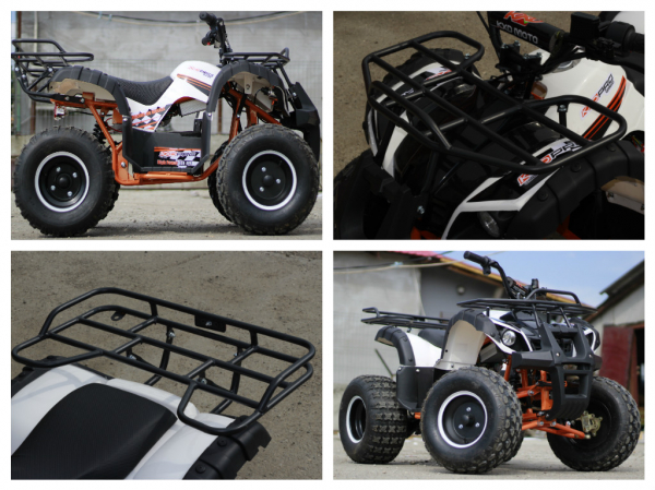 ATV electric Eco Toronto 1000W 48V 20Ah cu DIFERENTIAL #Alb [10]