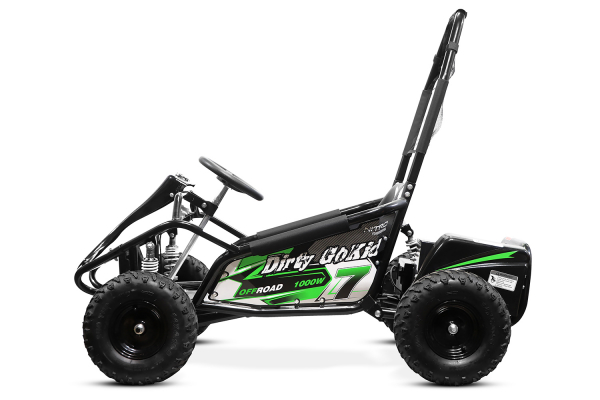 Kart electric pentru copii NITRO GoKid Dirty 1000W 48V #Verde [19]
