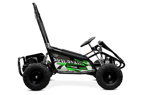 Kart electric pentru copii NITRO GoKid Dirty 1000W 48V #Verde [21]