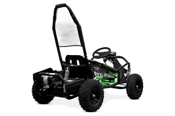 Kart electric pentru copii NITRO GoKid Dirty 1000W 48V #Verde [22]