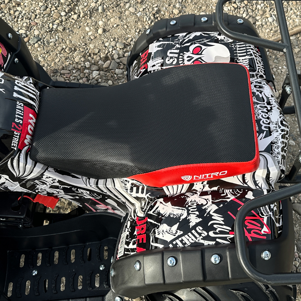 ATV electric Eco Toronto 1000W 48V 20Ah, roti 7 inch, culoare Rosu Camuflaj [16]