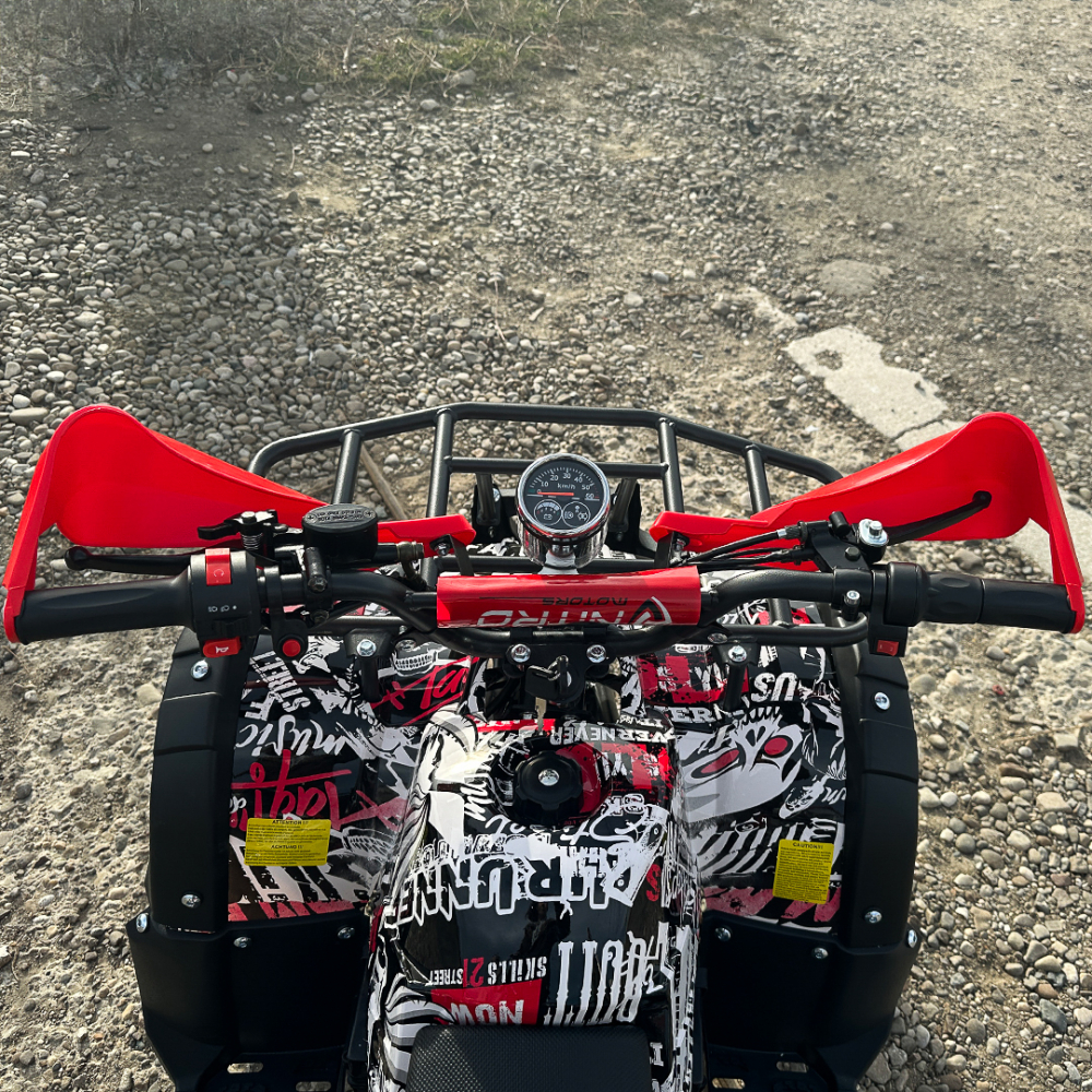 ATV electric Eco Toronto 1000W 48V 20Ah, roti 7 inch, culoare Rosu Camuflaj [13]
