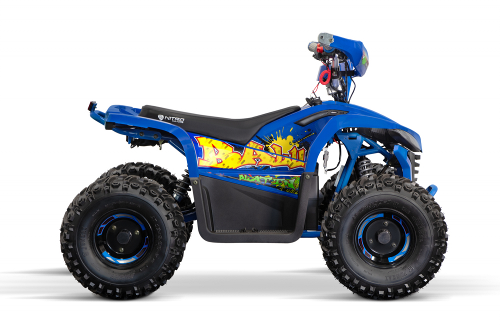 ATV electric Nitro Eco Balu 1600Wp 48V 20Ah cu roti 7 inch si diferential, albastru [21]