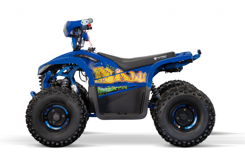 ATV electric Nitro Eco Balu 1600Wp 48V 20Ah cu roti 7 inch si diferential, albastru [20]