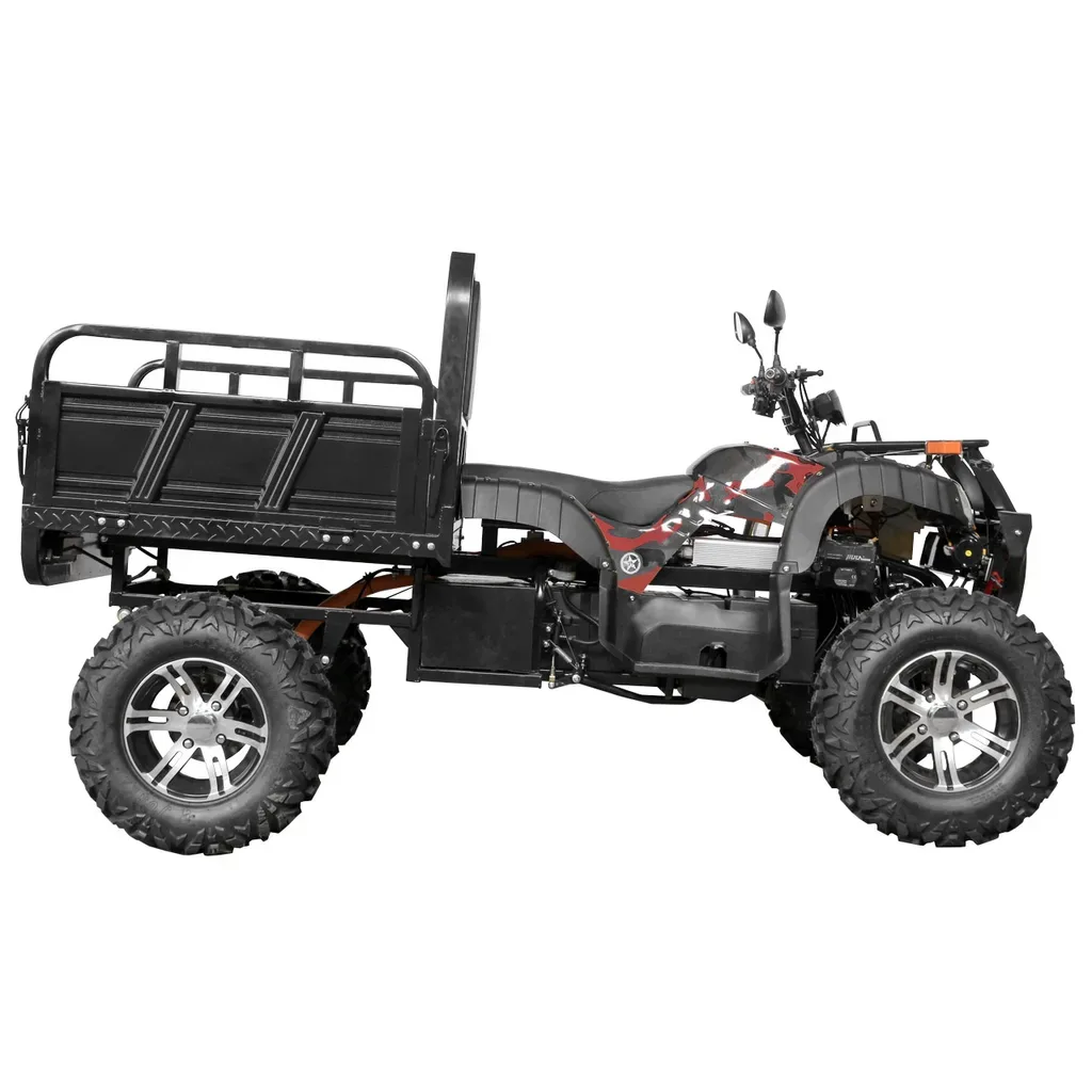 ATV electric Hecht Farmis Army XXL 3000W 72V 52Ah cu diferential, roti 12 inch [3]