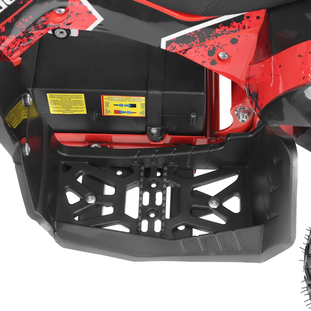 ATV electric Kinder Eco Wolf XXL 1200W 48V cu 3 viteza 6 inch, culoare Rosie [7]