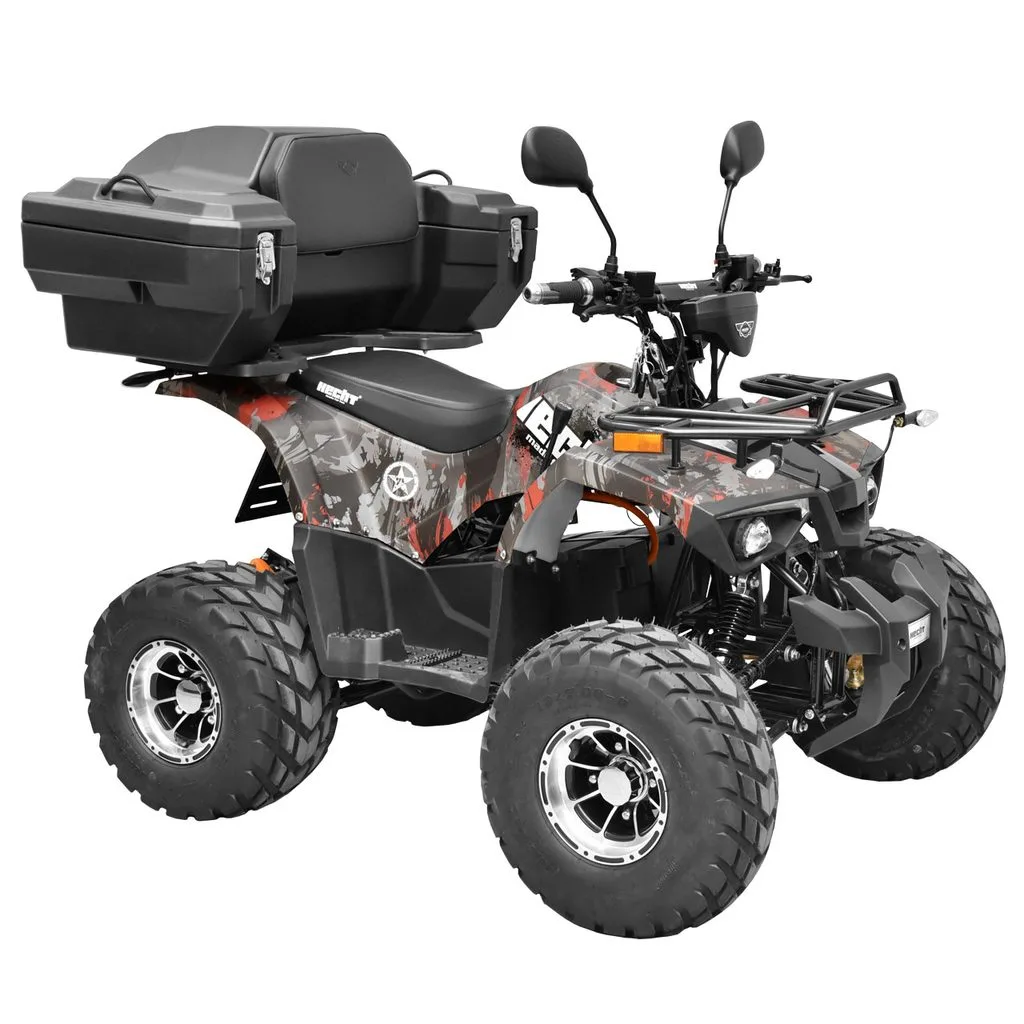ATV electric Kinder EcoDusty XXL 1200W 60V 20Ah cu COC, omologare rutiera, RED army [1]