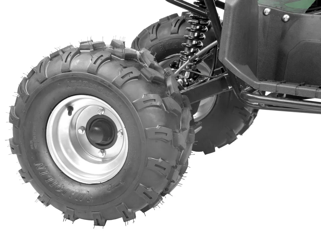 ATV electric Kinder EcoToronto 1200W 60V 20Ah cu DIFERENTIAL si cui remorcare, culoare rosie [5]