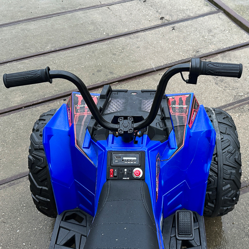 ATV electric pentru copii MonsterQuad 400W 24V 14Ah Albastru [13]