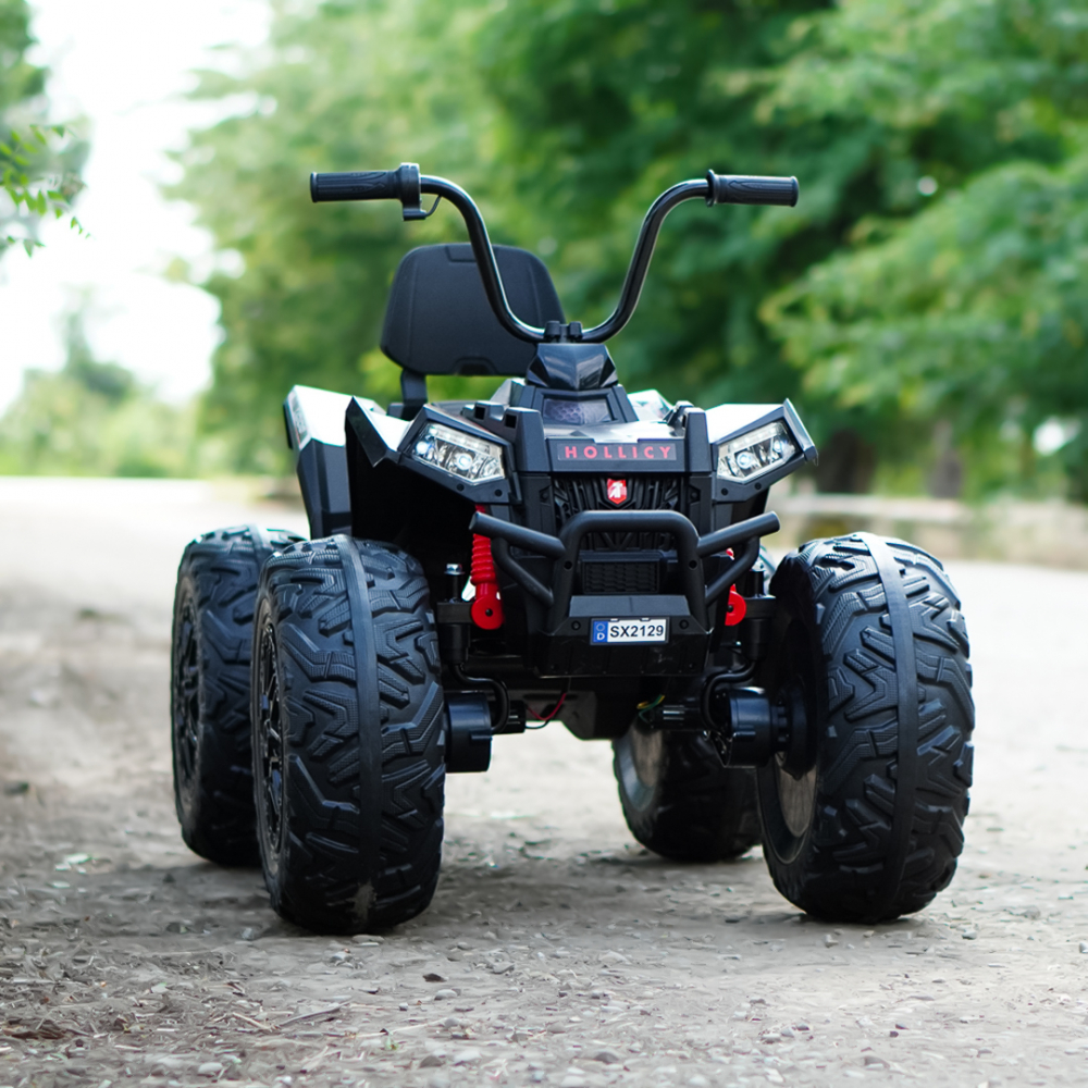 ATV electric pentru copii MonsterQuad 400W 24V 14Ah Negru [2]