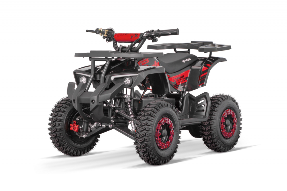 ATV electric NITRO Dusty VX Cross 1000W 36V Snowy tyres, culoare rosie