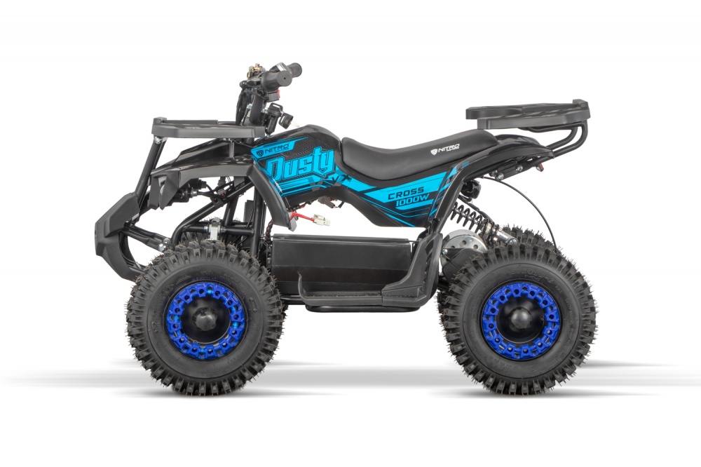 ATV electric NITRO Dusty VX Cross 1000W 36V Snowy tyres, culoare albastra [4]