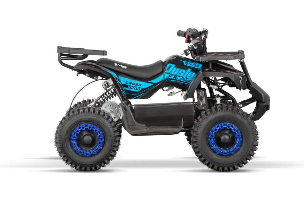 ATV electric NITRO Dusty VX Cross 1000W 36V Snowy tyres, culoare albastra [5]