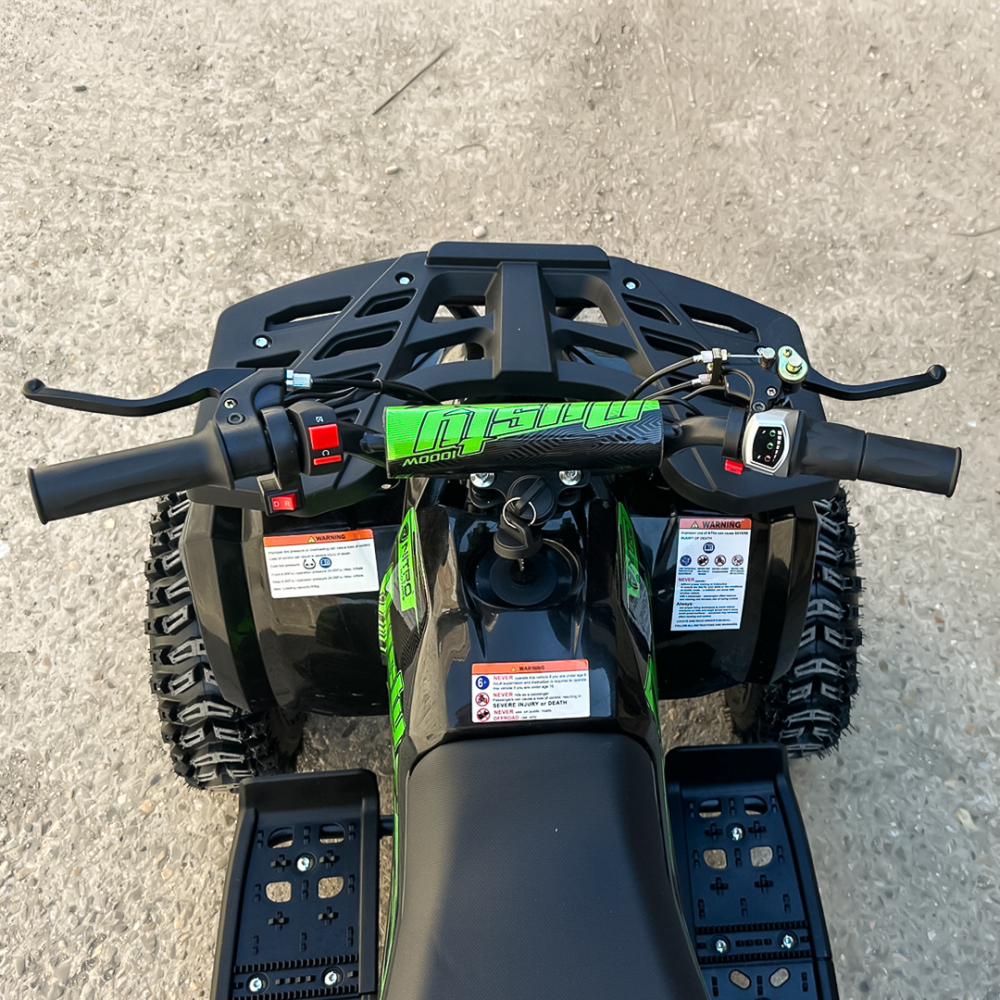 ATV electric NITRO Dusty VX Cross 1000W 36V Snowy tyres, culoare verde [15]