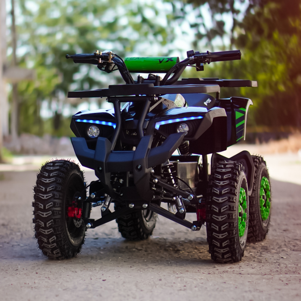 ATV electric NITRO Dusty VX Cross 1000W 36V Snowy tyres, culoare verde [4]