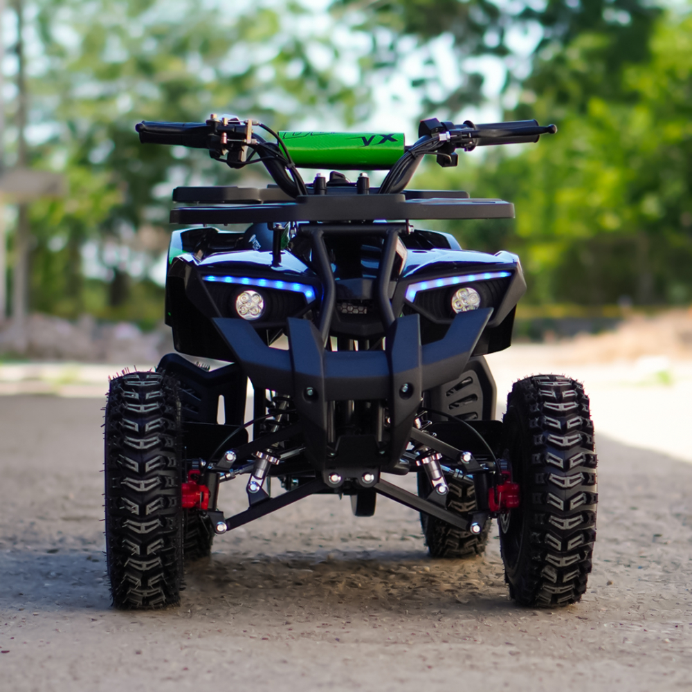ATV electric NITRO Dusty VX Cross 1000W 36V Snowy tyres, culoare verde [3]