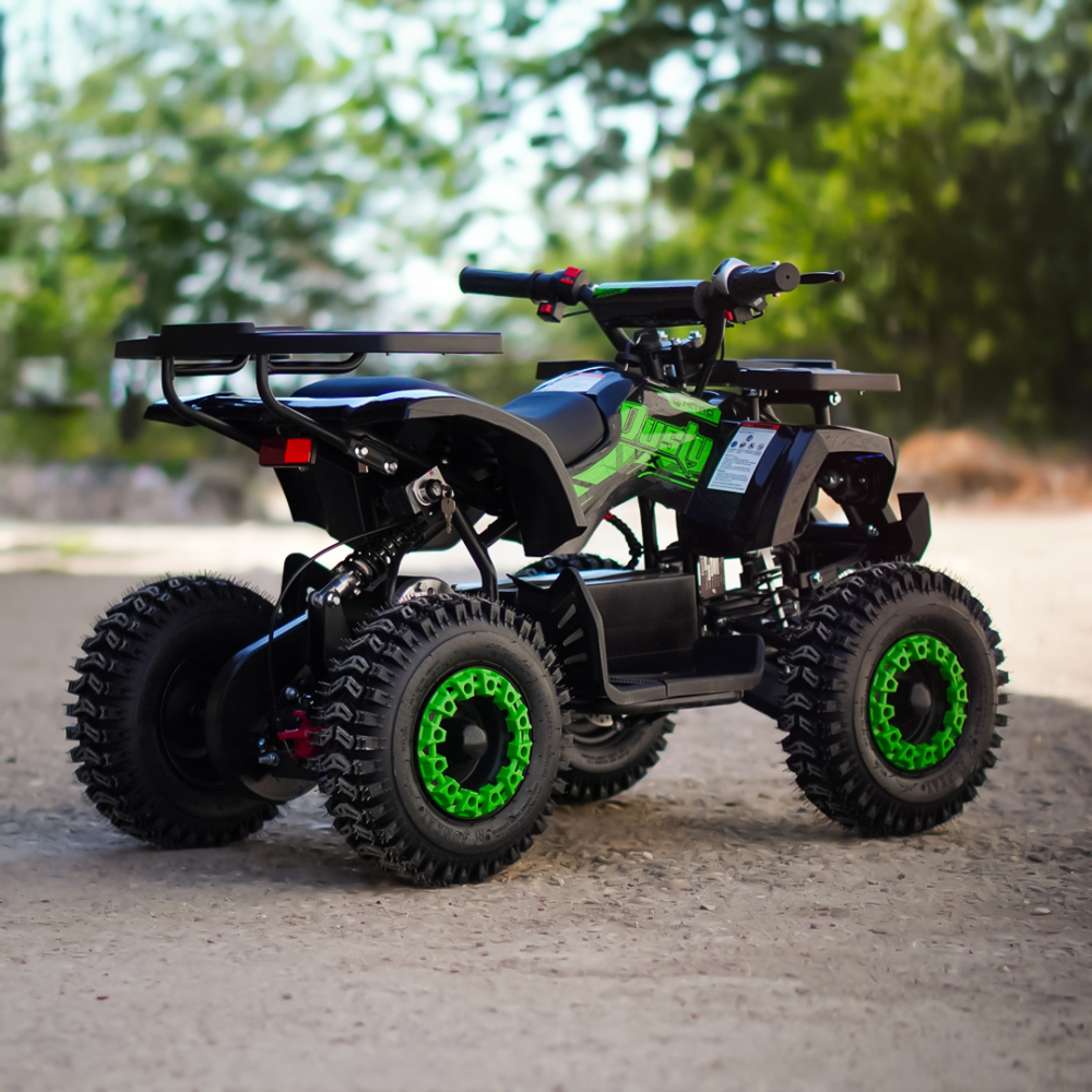 ATV electric NITRO Dusty VX Cross 1000W 36V Snowy tyres, culoare verde [8]