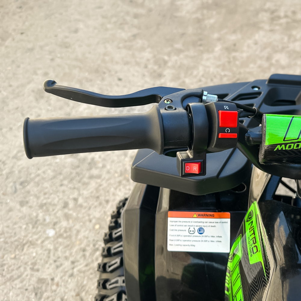 ATV electric NITRO Dusty VX Cross 1000W 36V Snowy tyres, culoare verde [17]