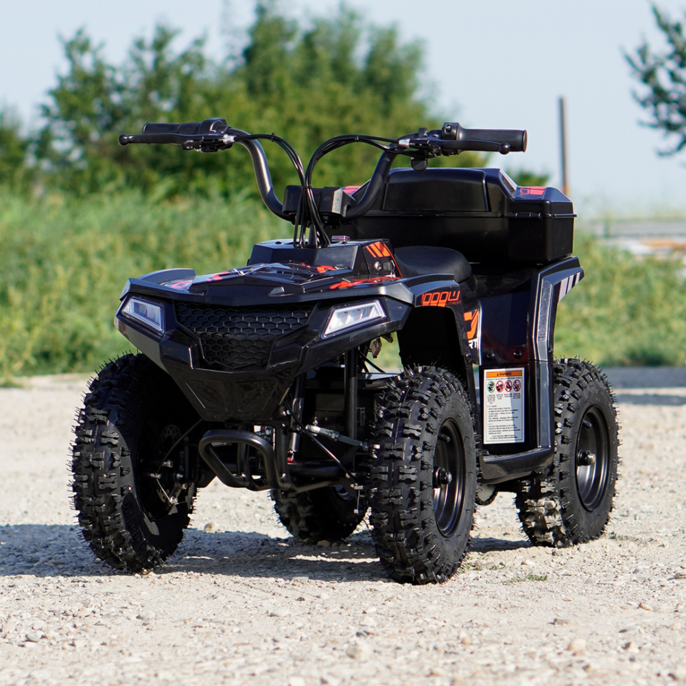 ATV electric NITRO E-QUAD Acanto 1000W cu baterie 36V 8Ah Lithium, culoare rosie [2]