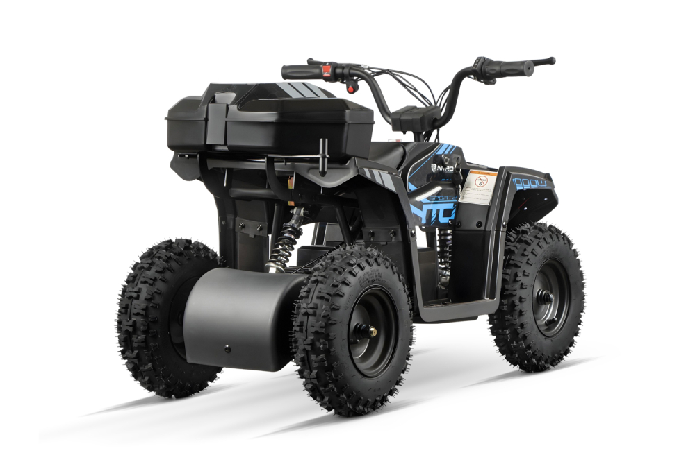 ATV electric NITRO E-QUAD Acanto 1000W cu baterie 36V 8Ah Lithium, culoare albastra [2]