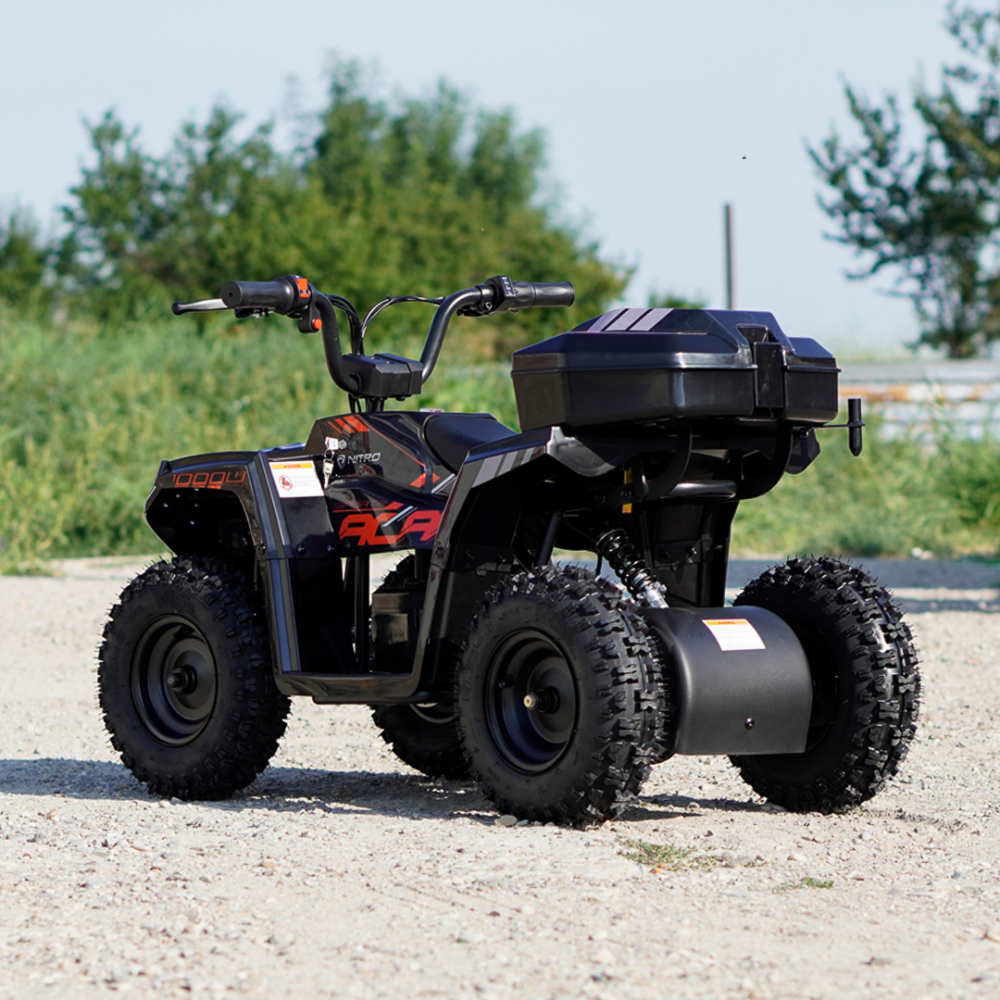 ATV electric NITRO E-QUAD Acanto 1000W cu baterie 36V 8Ah Lithium, culoare rosie [9]