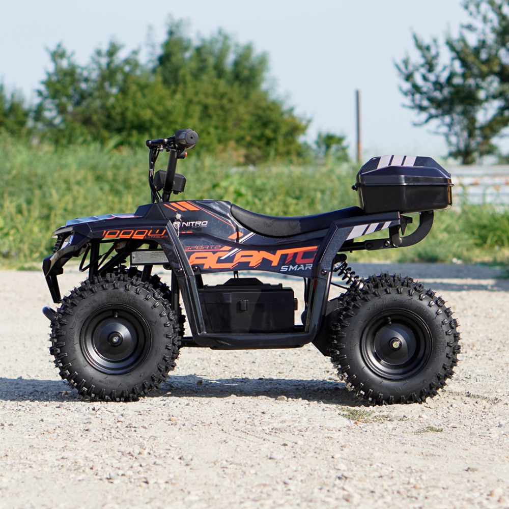 ATV electric NITRO E-QUAD Acanto 1000W cu baterie 36V 8Ah Lithium, culoare rosie [10]