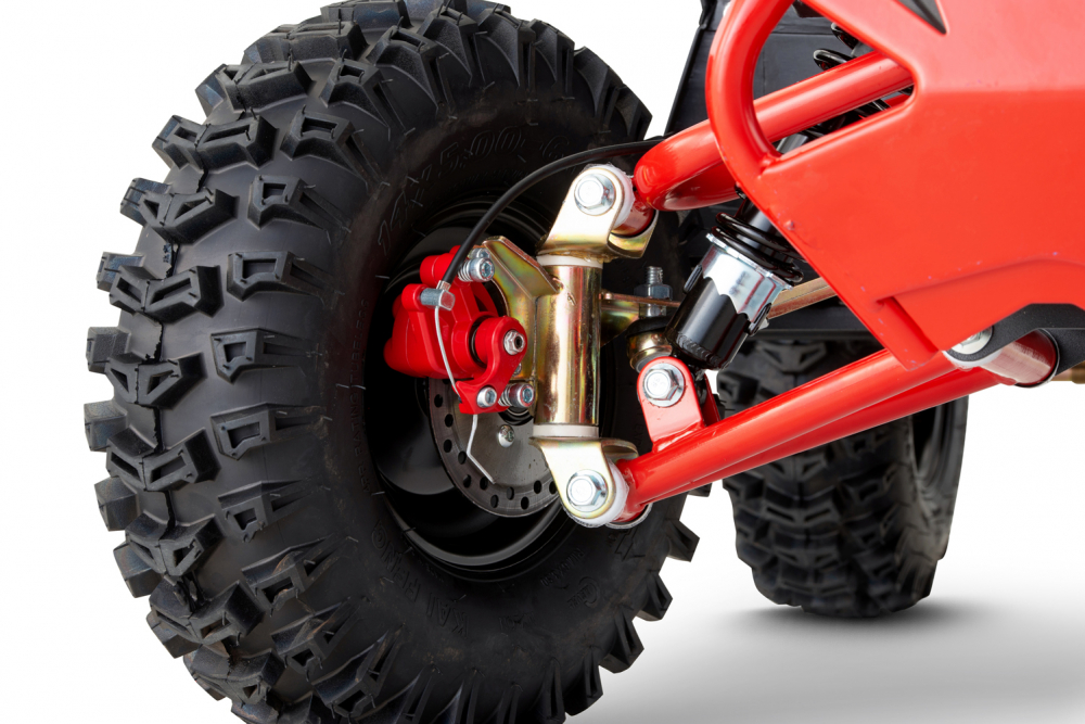 ATV electric NITRO Eco Avenger XXL 1200W 48V cu 3 viteza 6 inch Snowy tyres, verde [3]