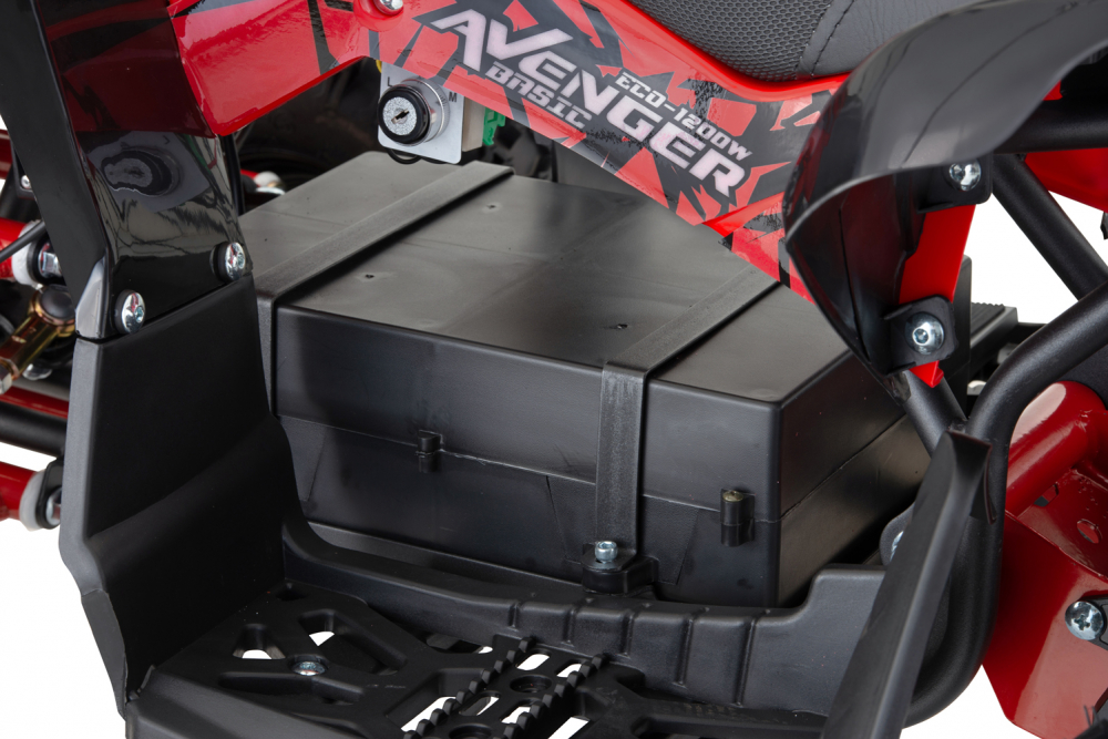 ATV electric NITRO Eco Avenger XXL 1200W 48V cu 3 viteza 6 inch Snowy tyres, Rosie [25]