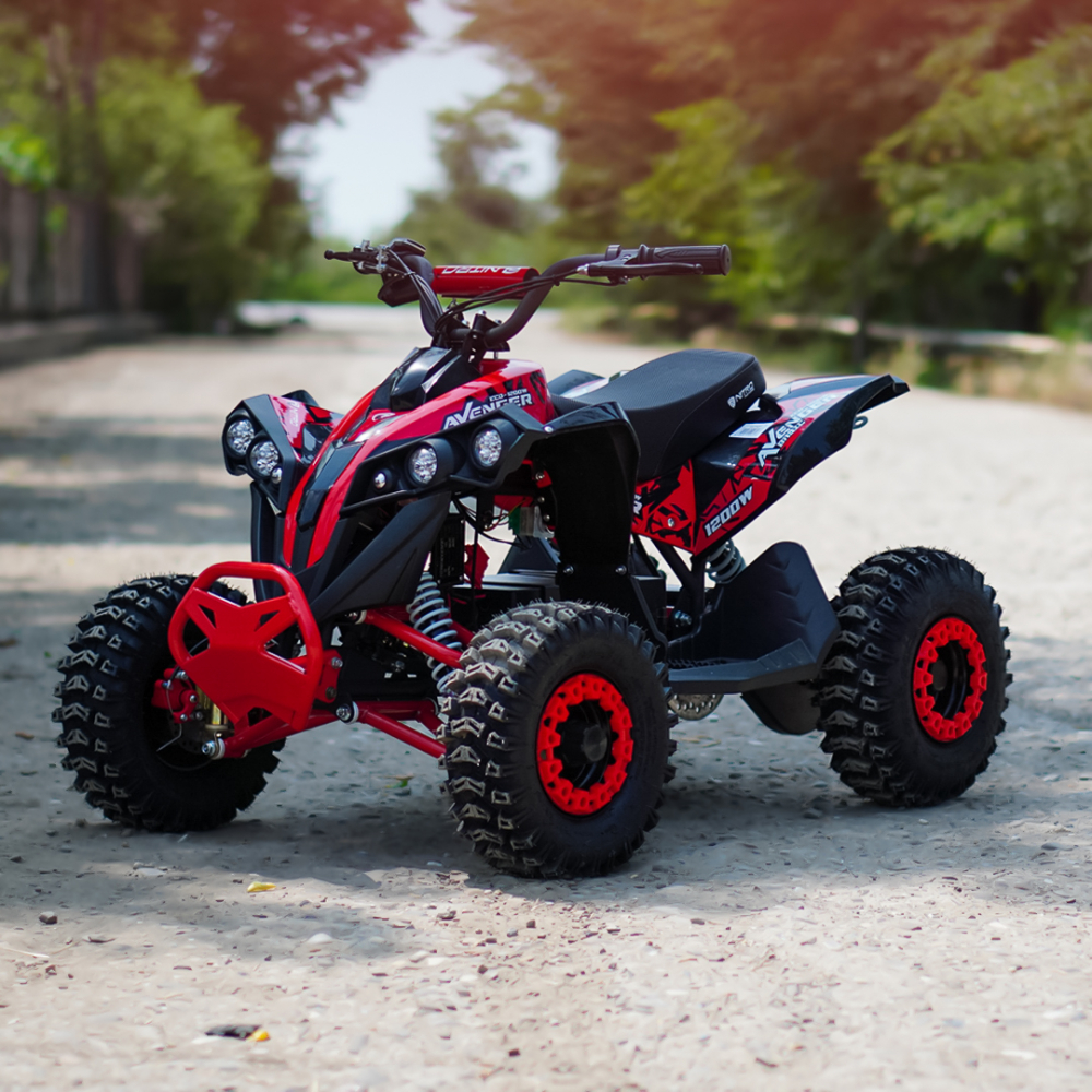 ATV electric NITRO Eco Avenger XXL 1200W 48V cu 3 viteza 6 inch Snowy tyres, Rosie [3]