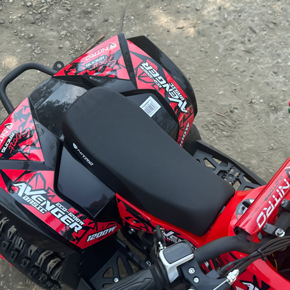 ATV electric NITRO Eco Avenger XXL 1200W 48V cu 3 viteza 6 inch Snowy tyres, Rosie [12]