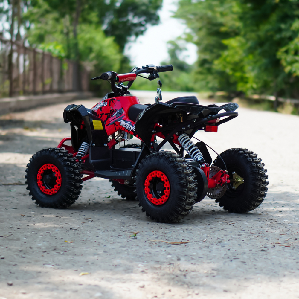 ATV electric NITRO Eco Avenger XXL 1200W 48V cu 3 viteza 6 inch Snowy tyres, Rosie [5]
