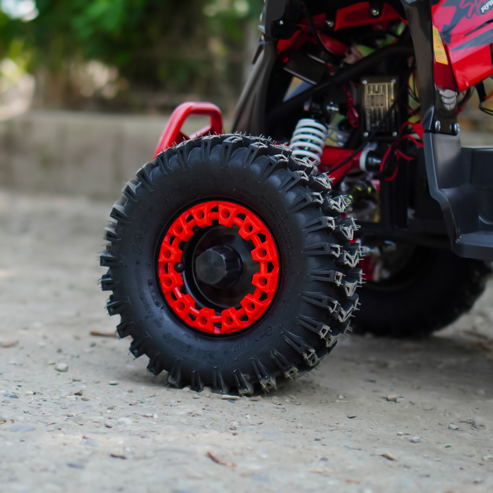 ATV electric NITRO Eco Avenger XXL 1200W 48V cu 3 viteza 6 inch Snowy tyres, Rosie [9]