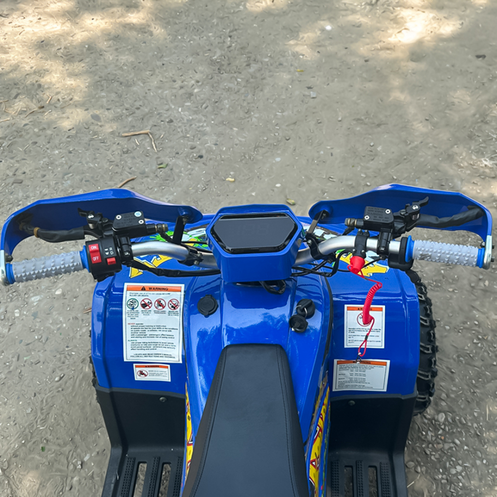 ATV electric Nitro Eco Balu 1600Wp 48V 20Ah cu roti 7 inch si diferential, albastru [13]