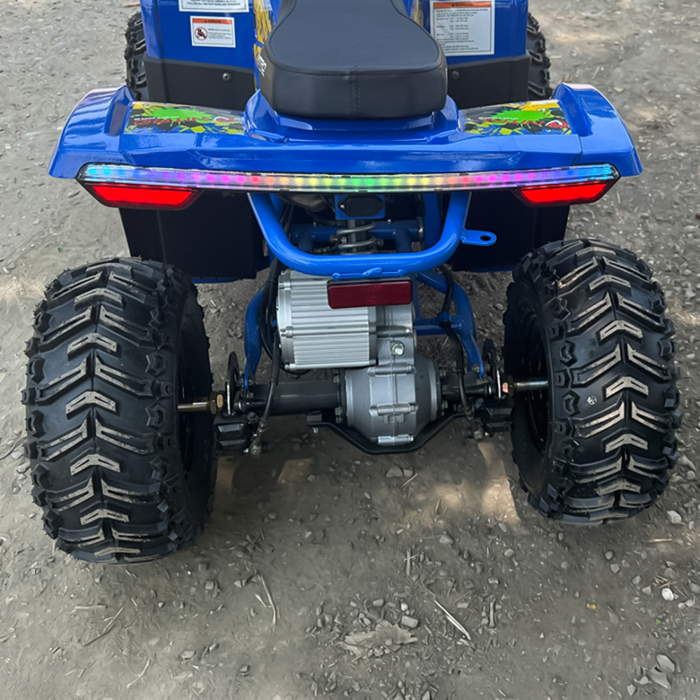 ATV electric Nitro Eco Balu 1600Wp 48V 20Ah cu roti 7 inch si diferential, albastru [15]