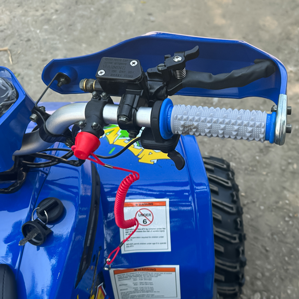 ATV electric Nitro Eco Balu 1600Wp 48V 20Ah cu roti 7 inch si diferential, albastru [14]