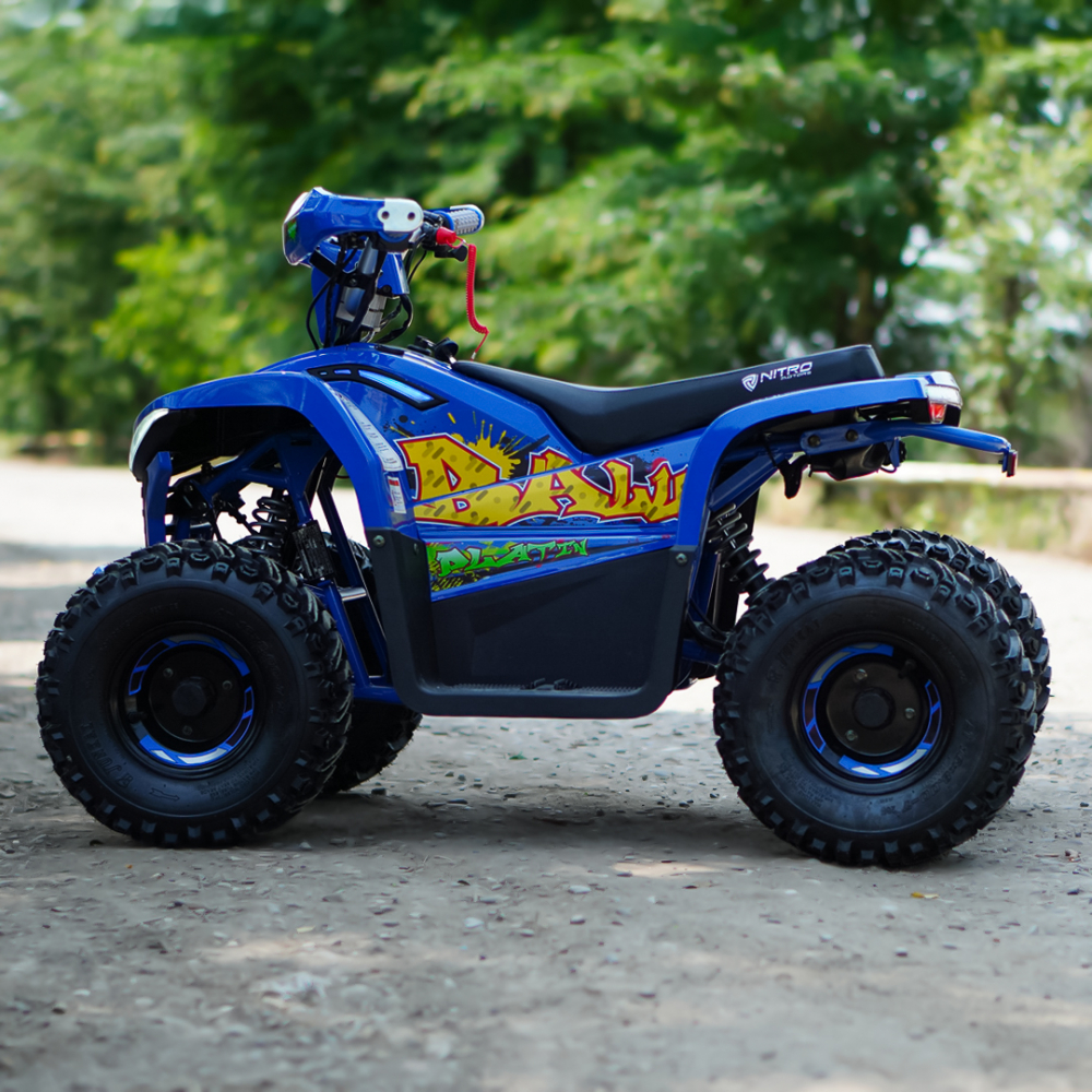 ATV electric Nitro Eco Balu 1600Wp 48V 20Ah cu roti 7 inch si diferential, albastru [6]