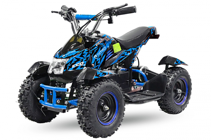 ATV electric NITRO ECO Cobra 800W 36V cu 3 Viteze Albastru