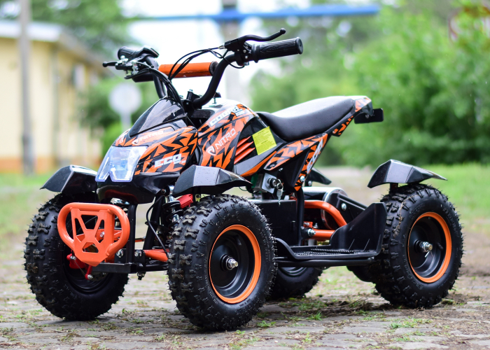 ATV electric NITRO ECO Cobra 800W 36V cu 3 Viteze #Portocaliu [3]