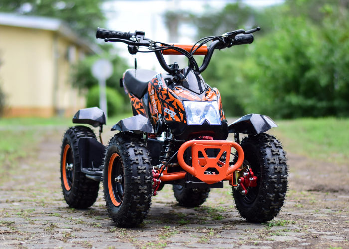 ATV electric NITRO ECO Cobra 800W 36V cu 3 Viteze #Portocaliu [4]
