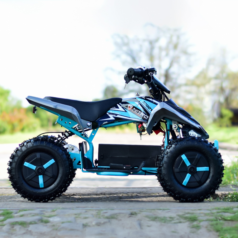 ATV electric NITRO ECO Python 1000W 36V cu 3 Viteze, culoare Light Blue [9]