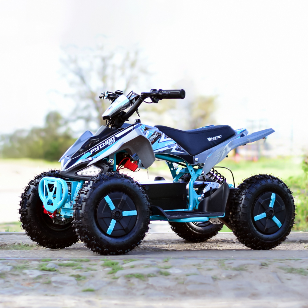 ATV electric NITRO ECO Python 1000W 36V cu 3 Viteze, culoare Light Blue [5]