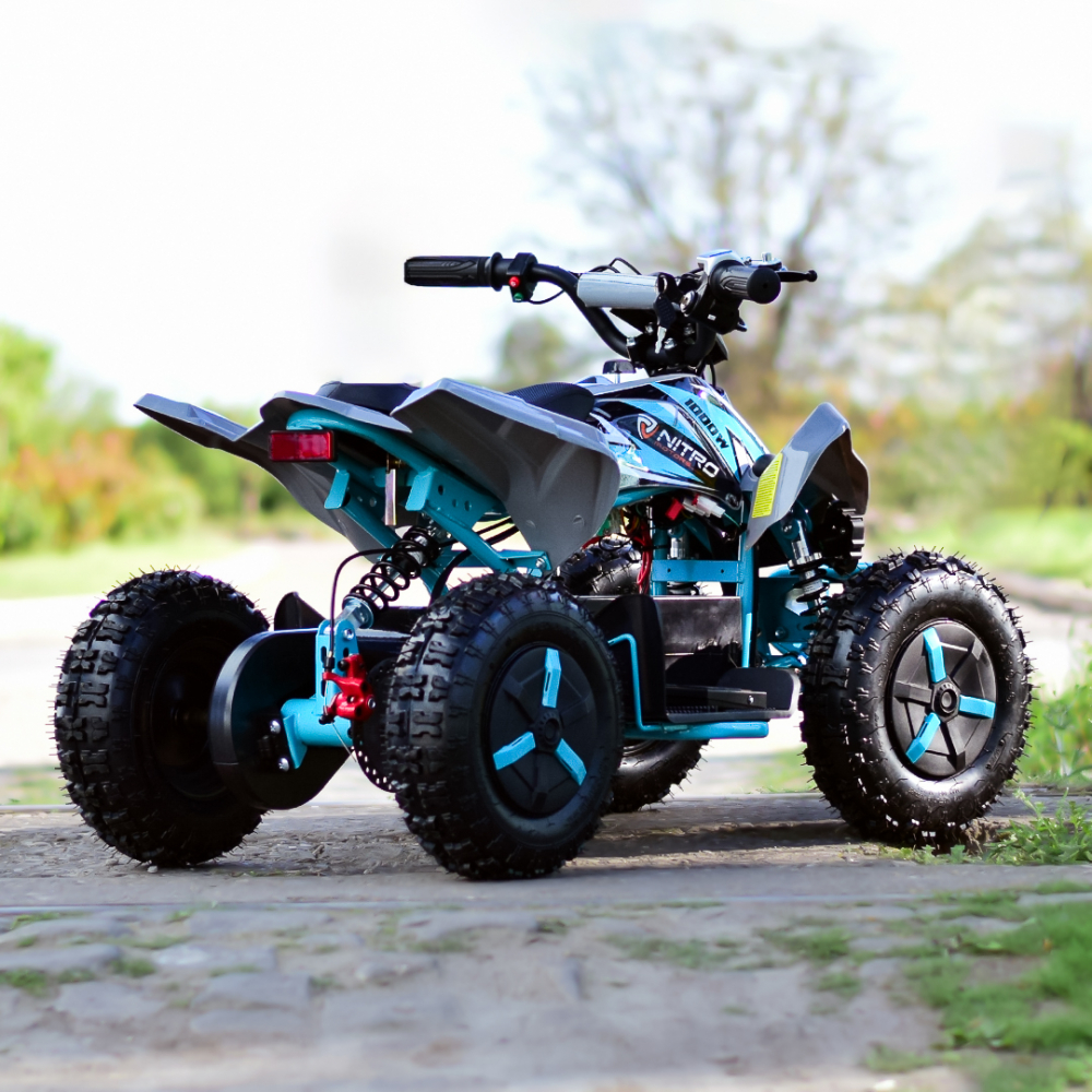 ATV electric NITRO ECO Python 1000W 36V cu 3 Viteze, culoare Light Blue [8]
