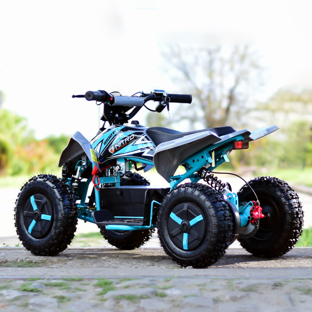 ATV electric NITRO ECO Python 1000W 36V cu 3 Viteze, culoare Light Blue [7]