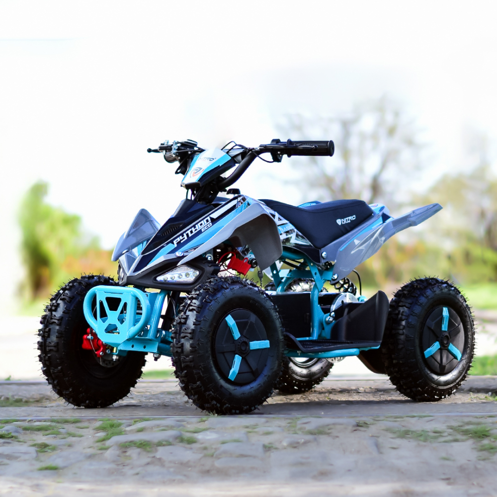 ATV electric NITRO ECO Python 1000W 36V cu 3 Viteze, culoare Light Blue [4]