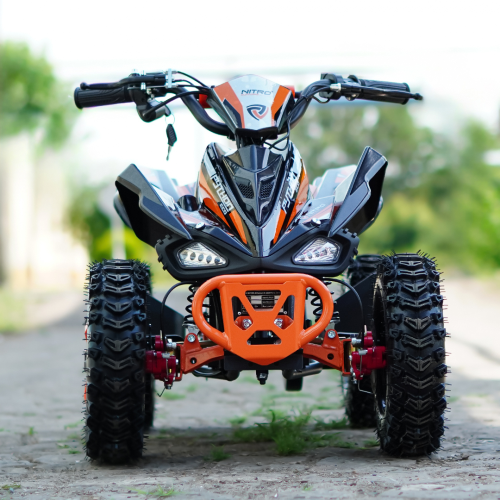 ATV electric NITRO ECO Python 1000W 36V Snowy tyre, cu 3 Viteze, culoare portocaliu [3]