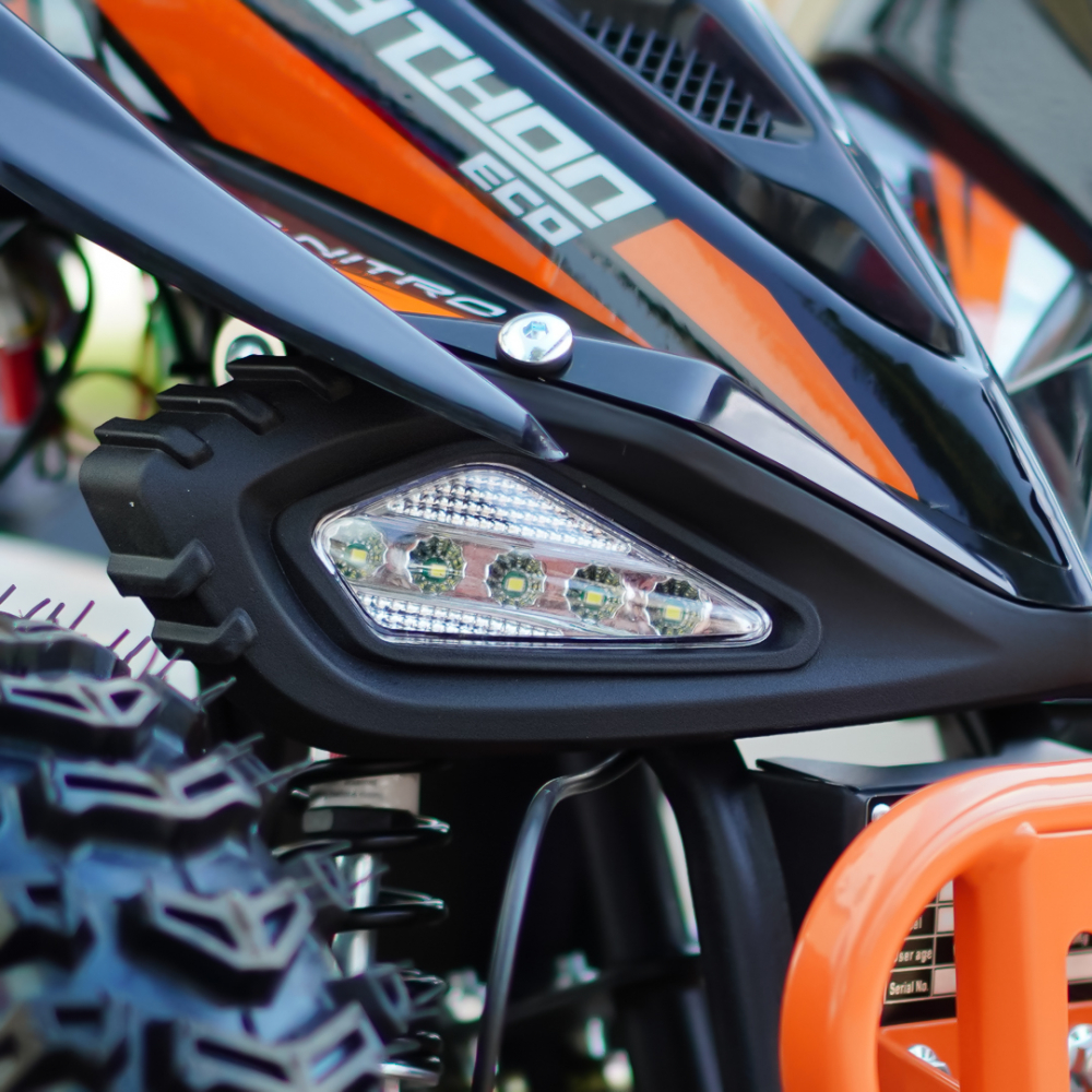 ATV electric NITRO ECO Python 1000W 36V Snowy tyre, cu 3 Viteze, culoare portocaliu [18]